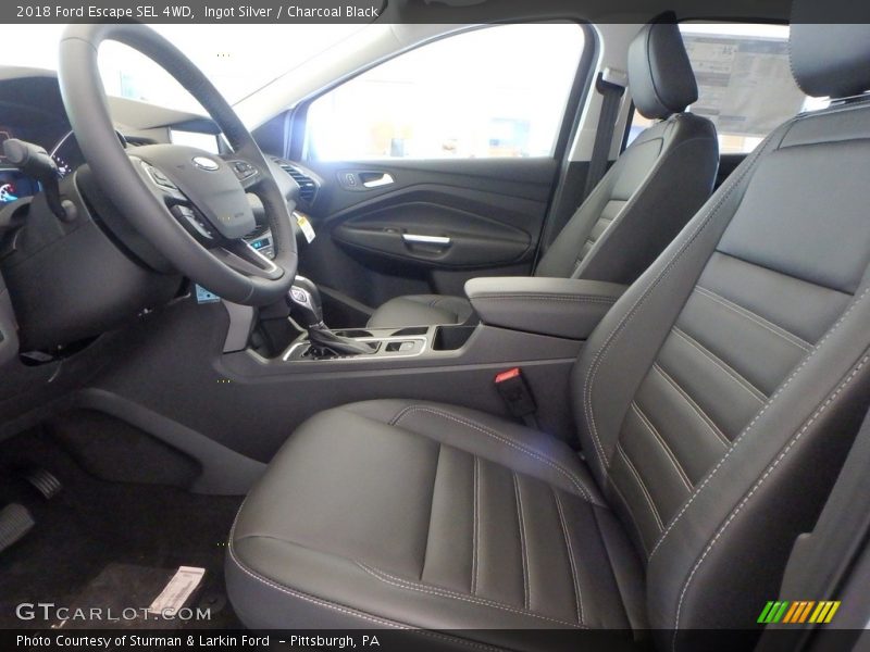 Ingot Silver / Charcoal Black 2018 Ford Escape SEL 4WD