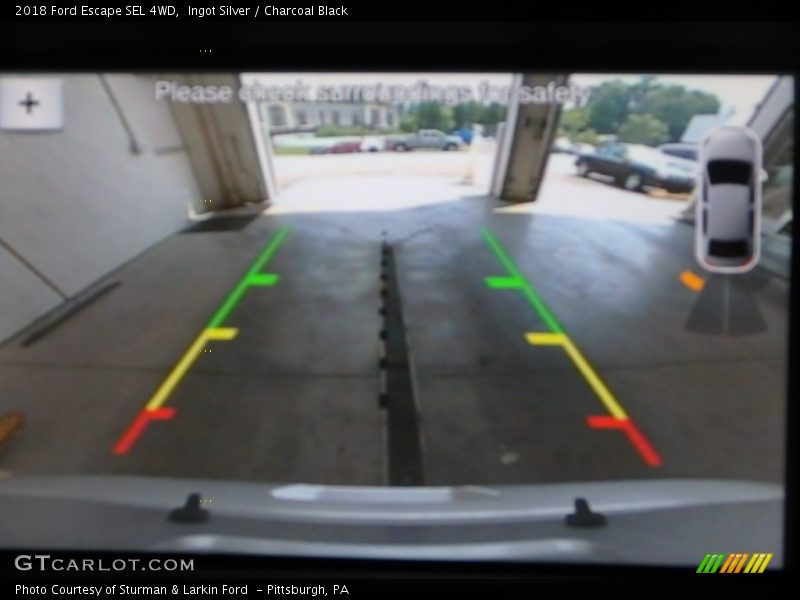 Ingot Silver / Charcoal Black 2018 Ford Escape SEL 4WD