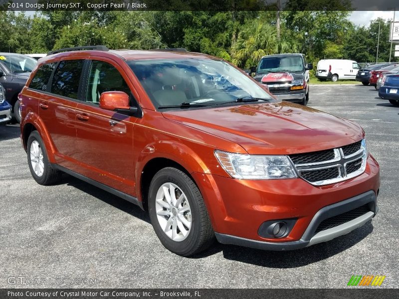 Copper Pearl / Black 2014 Dodge Journey SXT