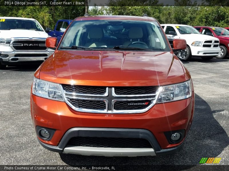 Copper Pearl / Black 2014 Dodge Journey SXT