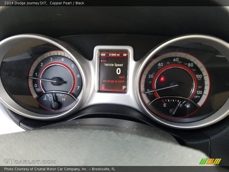 Copper Pearl / Black 2014 Dodge Journey SXT