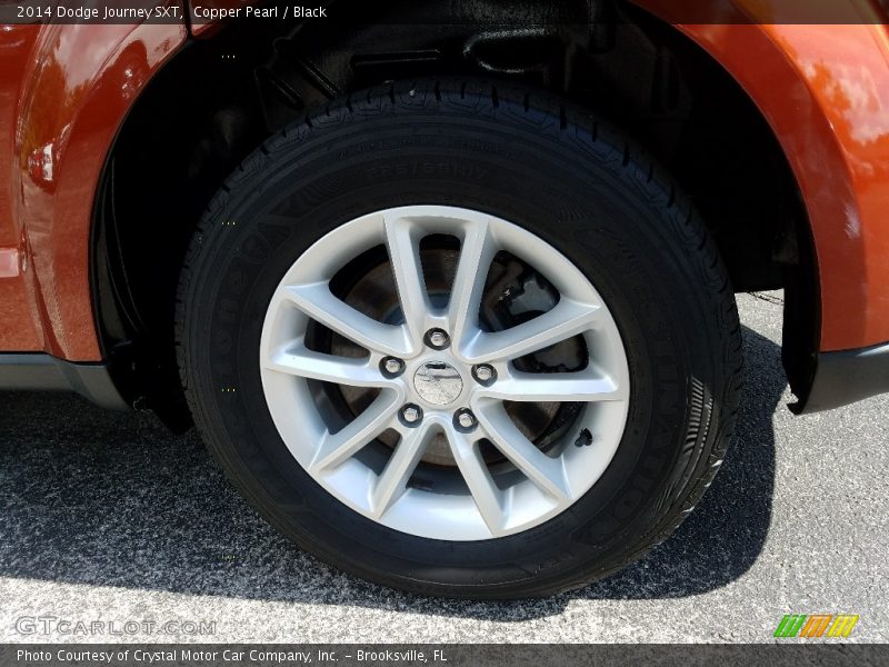 Copper Pearl / Black 2014 Dodge Journey SXT