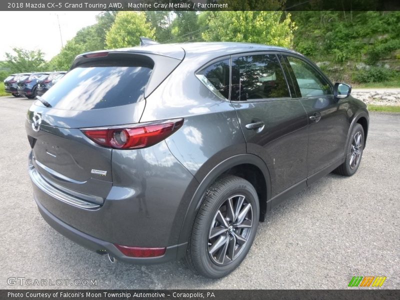 Machine Gray Metallic / Parchment 2018 Mazda CX-5 Grand Touring AWD
