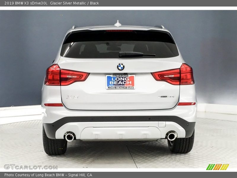 Glacier Silver Metallic / Black 2019 BMW X3 sDrive30i