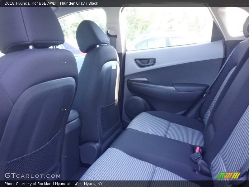 Thunder Gray / Black 2018 Hyundai Kona SE AWD