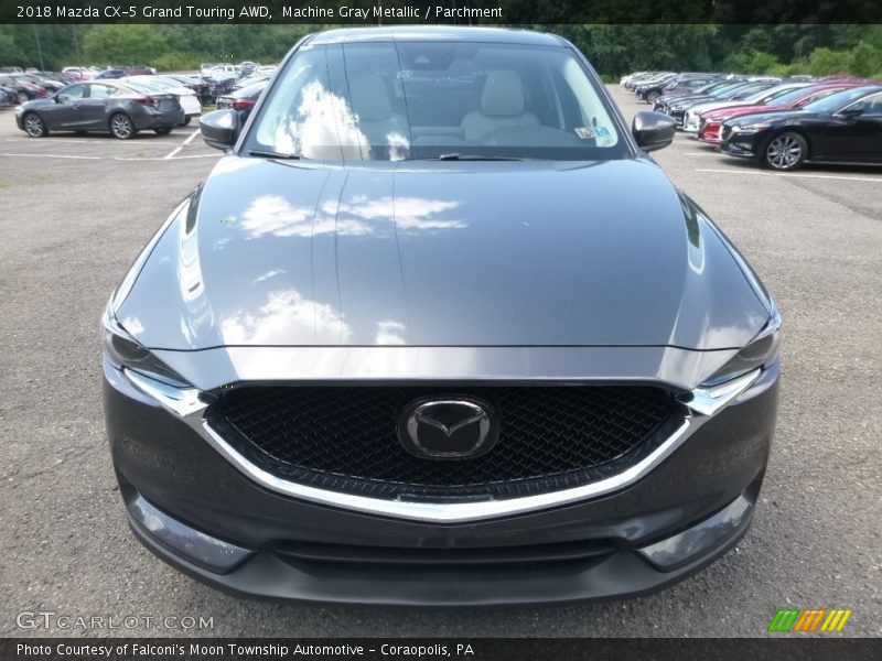 Machine Gray Metallic / Parchment 2018 Mazda CX-5 Grand Touring AWD
