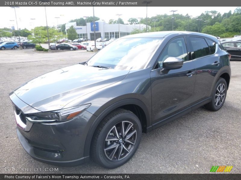 Machine Gray Metallic / Parchment 2018 Mazda CX-5 Grand Touring AWD