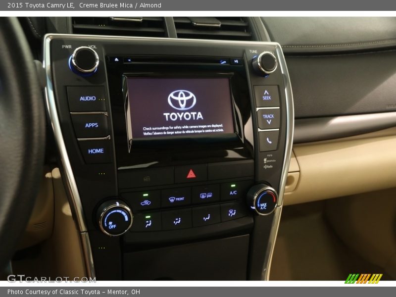 Controls of 2015 Camry LE