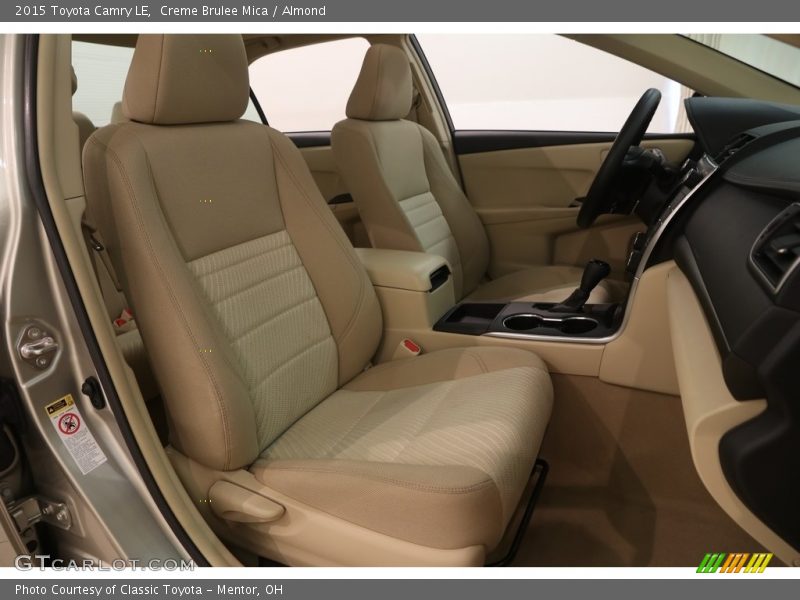 Front Seat of 2015 Camry LE