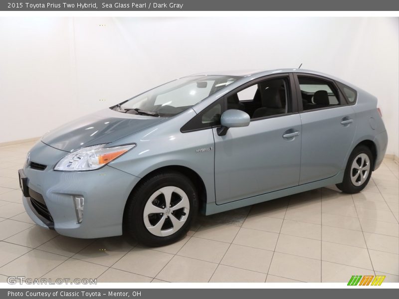 Sea Glass Pearl / Dark Gray 2015 Toyota Prius Two Hybrid