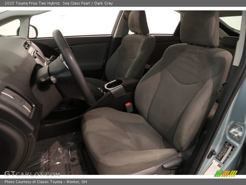 Sea Glass Pearl / Dark Gray 2015 Toyota Prius Two Hybrid