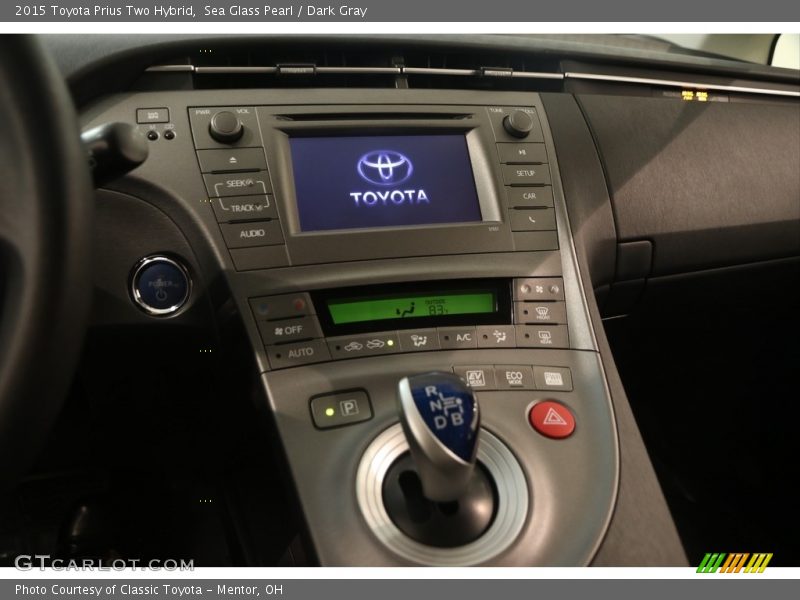 Sea Glass Pearl / Dark Gray 2015 Toyota Prius Two Hybrid