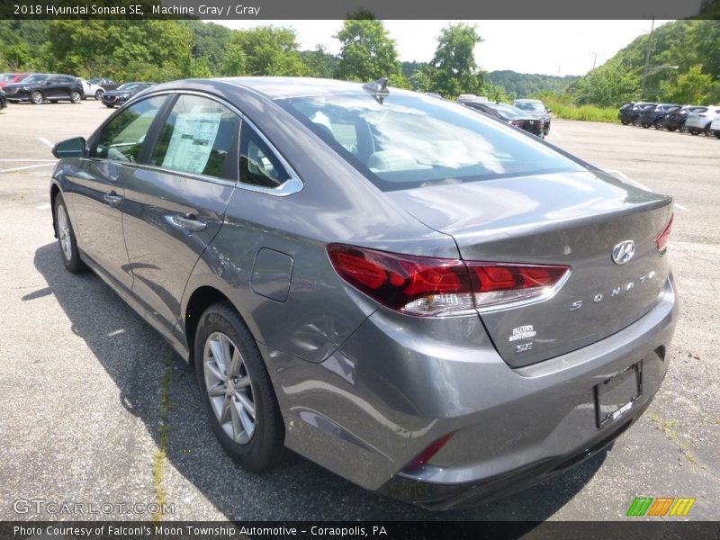 Machine Gray / Gray 2018 Hyundai Sonata SE