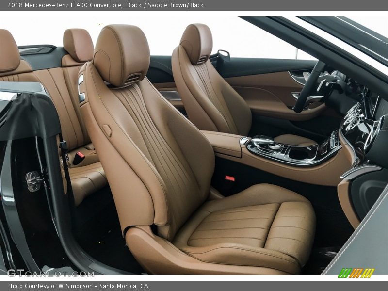 Black / Saddle Brown/Black 2018 Mercedes-Benz E 400 Convertible