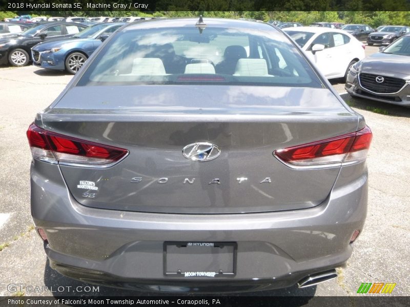 Machine Gray / Gray 2018 Hyundai Sonata SE
