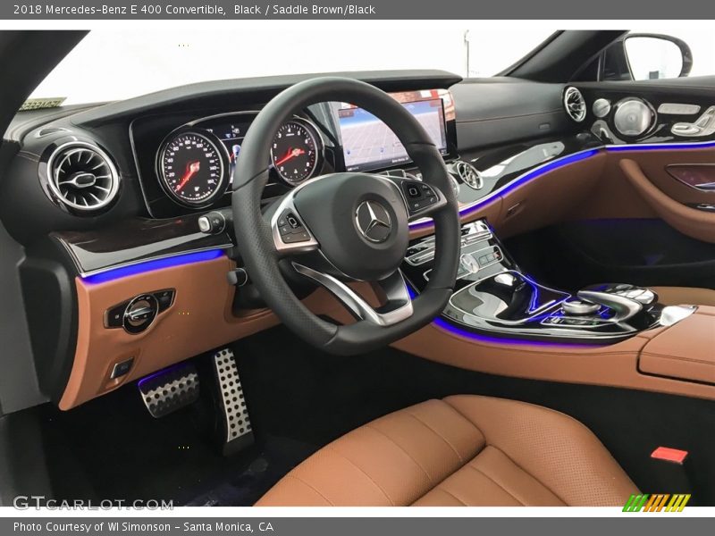 Black / Saddle Brown/Black 2018 Mercedes-Benz E 400 Convertible