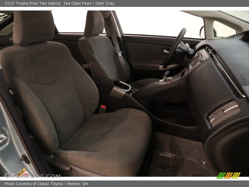 Sea Glass Pearl / Dark Gray 2015 Toyota Prius Two Hybrid