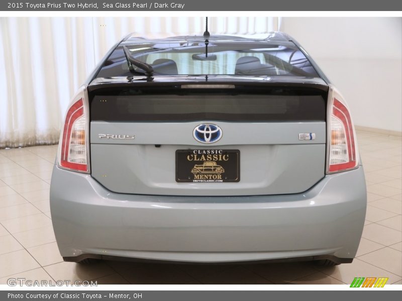 Sea Glass Pearl / Dark Gray 2015 Toyota Prius Two Hybrid