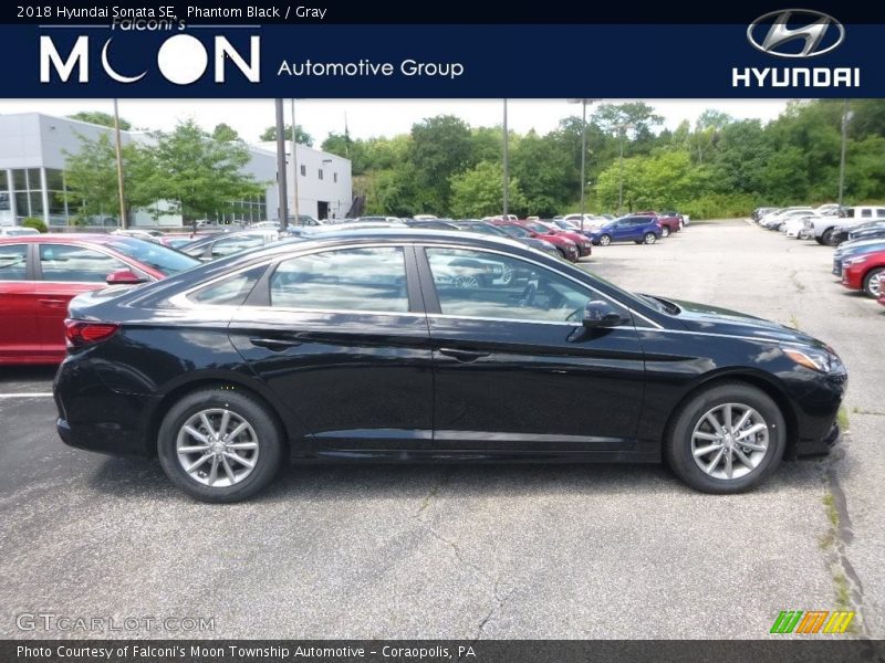 Phantom Black / Gray 2018 Hyundai Sonata SE