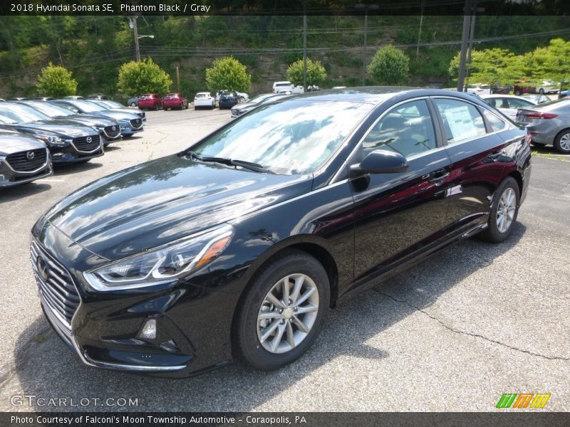 Phantom Black / Gray 2018 Hyundai Sonata SE