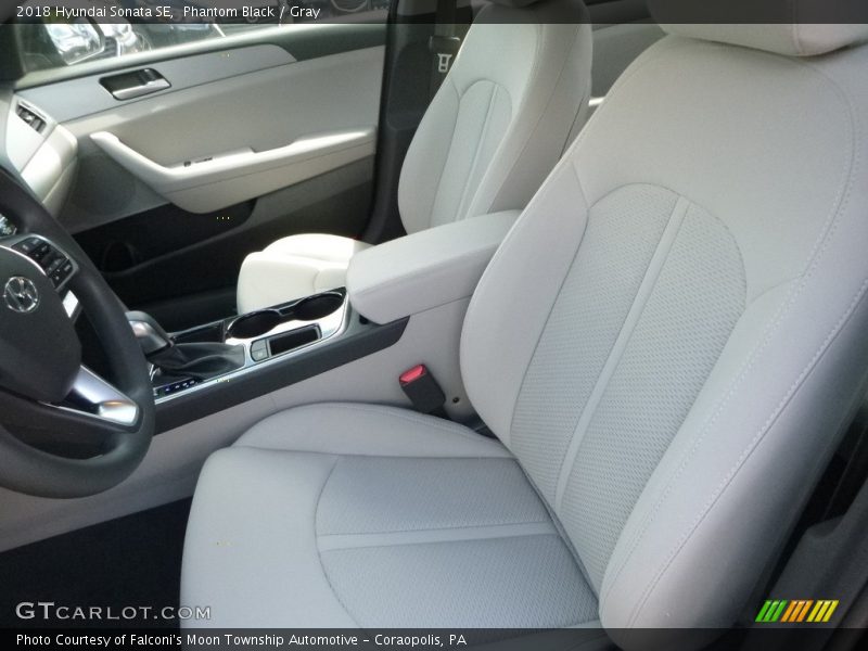 Phantom Black / Gray 2018 Hyundai Sonata SE