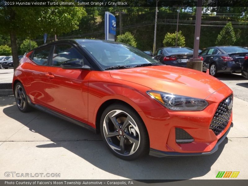 Front 3/4 View of 2019 Veloster Turbo Ultimate