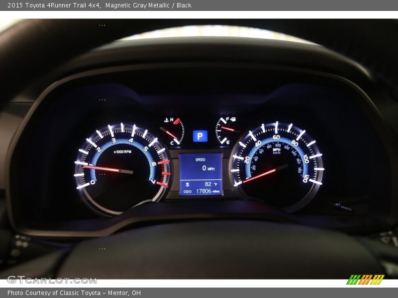 Magnetic Gray Metallic / Black 2015 Toyota 4Runner Trail 4x4