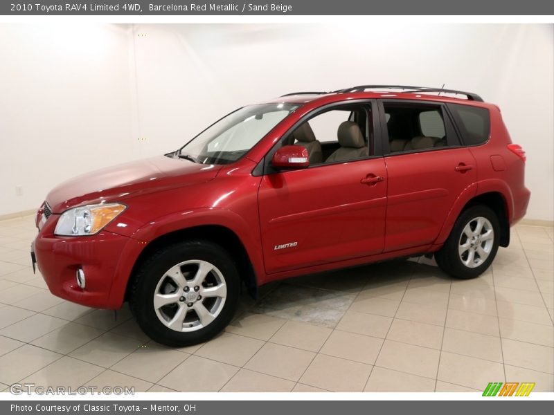 Barcelona Red Metallic / Sand Beige 2010 Toyota RAV4 Limited 4WD