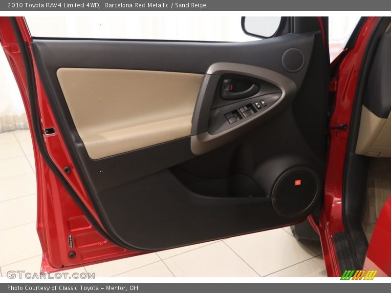 Barcelona Red Metallic / Sand Beige 2010 Toyota RAV4 Limited 4WD