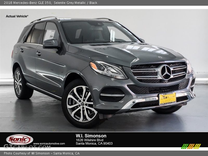 Selenite Grey Metallic / Black 2018 Mercedes-Benz GLE 350