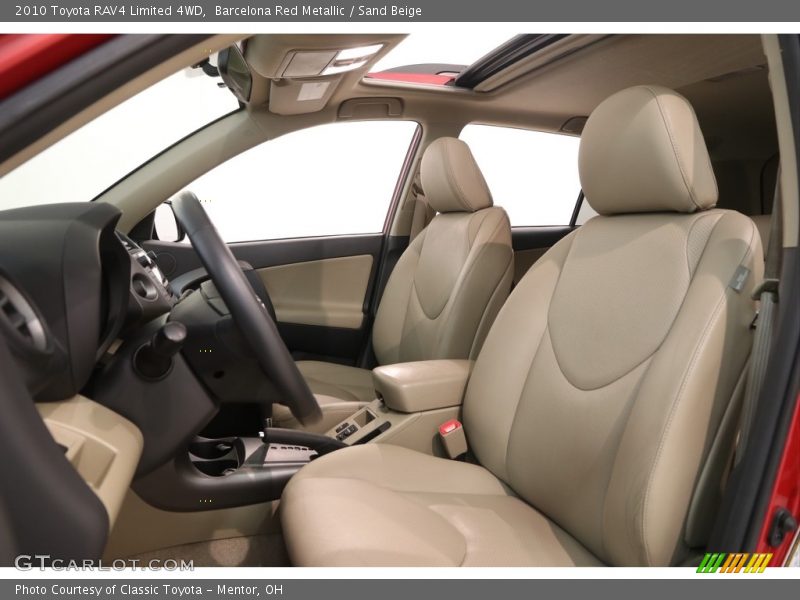Barcelona Red Metallic / Sand Beige 2010 Toyota RAV4 Limited 4WD