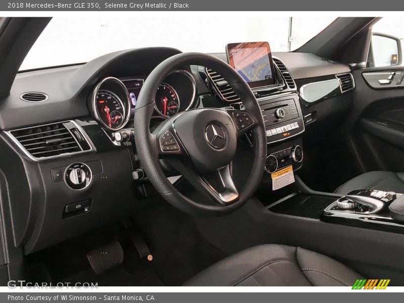 Selenite Grey Metallic / Black 2018 Mercedes-Benz GLE 350