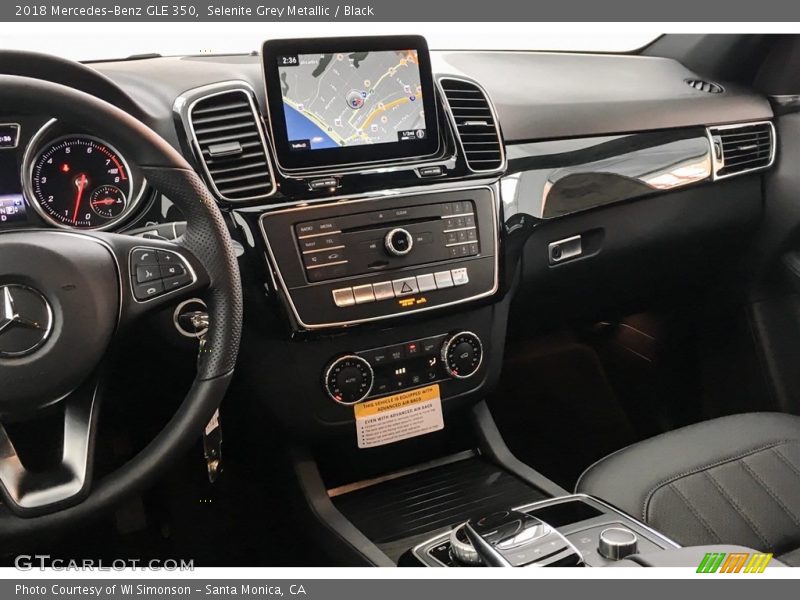 Selenite Grey Metallic / Black 2018 Mercedes-Benz GLE 350