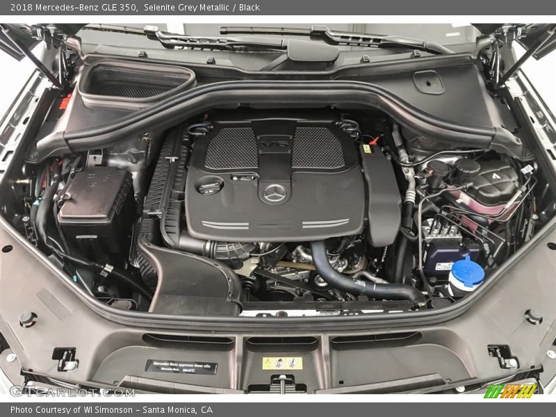Selenite Grey Metallic / Black 2018 Mercedes-Benz GLE 350