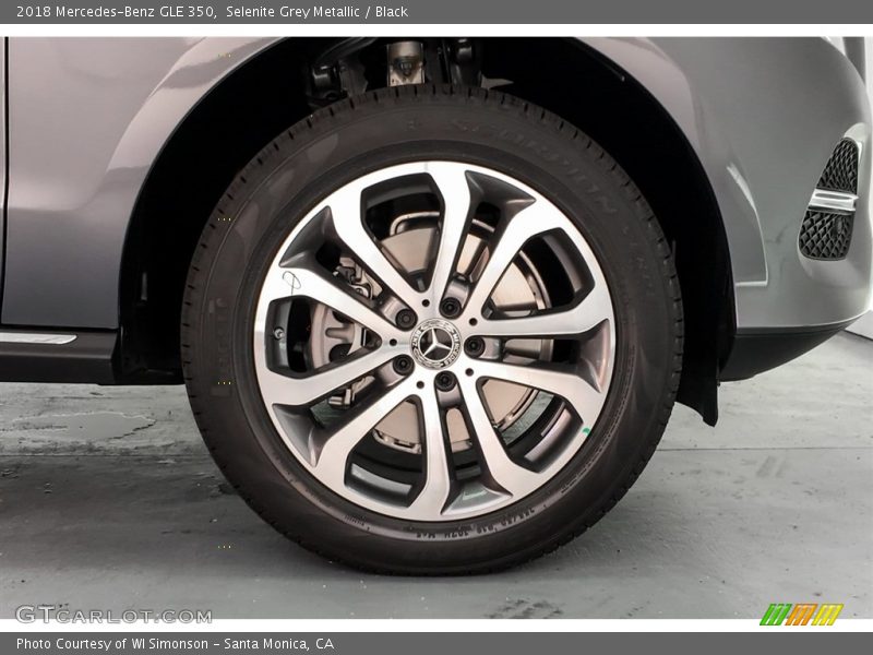 Selenite Grey Metallic / Black 2018 Mercedes-Benz GLE 350