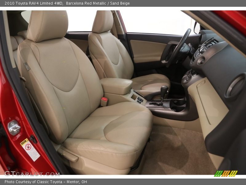 Barcelona Red Metallic / Sand Beige 2010 Toyota RAV4 Limited 4WD