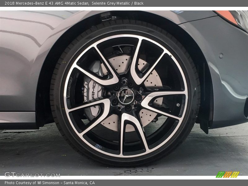 Selenite Grey Metallic / Black 2018 Mercedes-Benz E 43 AMG 4Matic Sedan