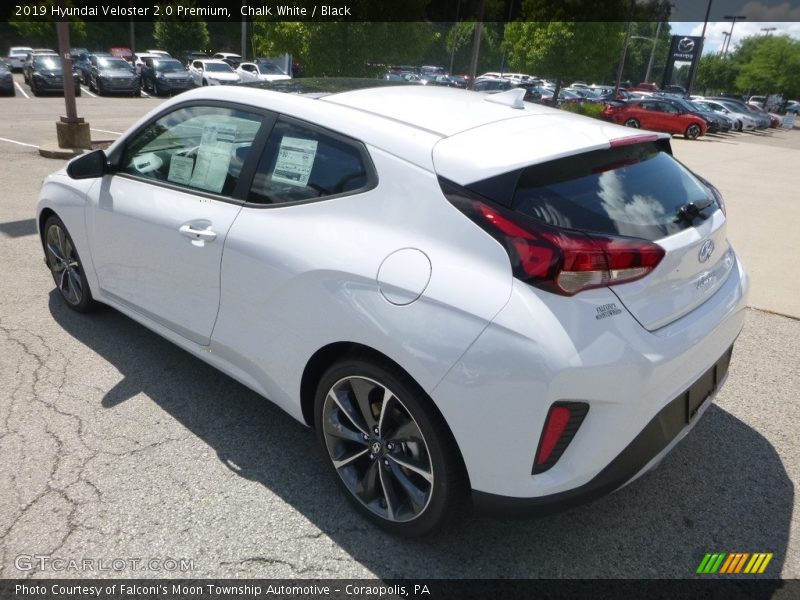 Chalk White / Black 2019 Hyundai Veloster 2.0 Premium