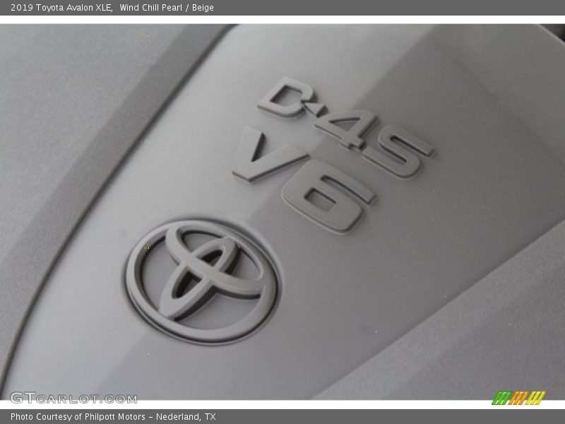 Wind Chill Pearl / Beige 2019 Toyota Avalon XLE