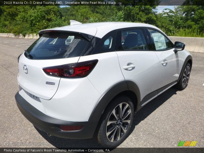 Snowflake White Pearl Mica / Black 2019 Mazda CX-3 Grand Touring AWD