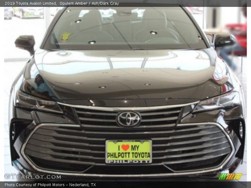 Opulent Amber / Ash/Dark Gray 2019 Toyota Avalon Limited