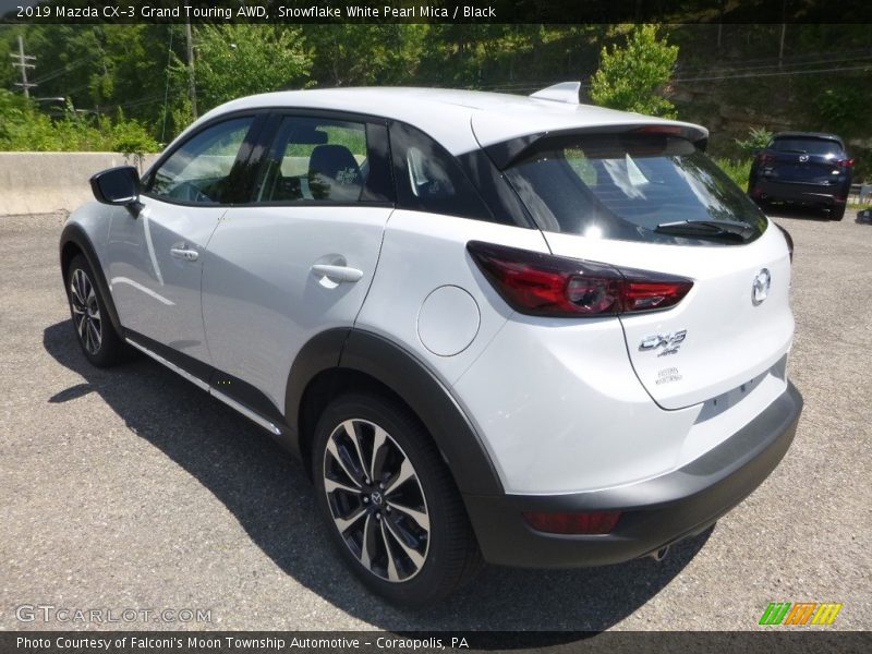 Snowflake White Pearl Mica / Black 2019 Mazda CX-3 Grand Touring AWD