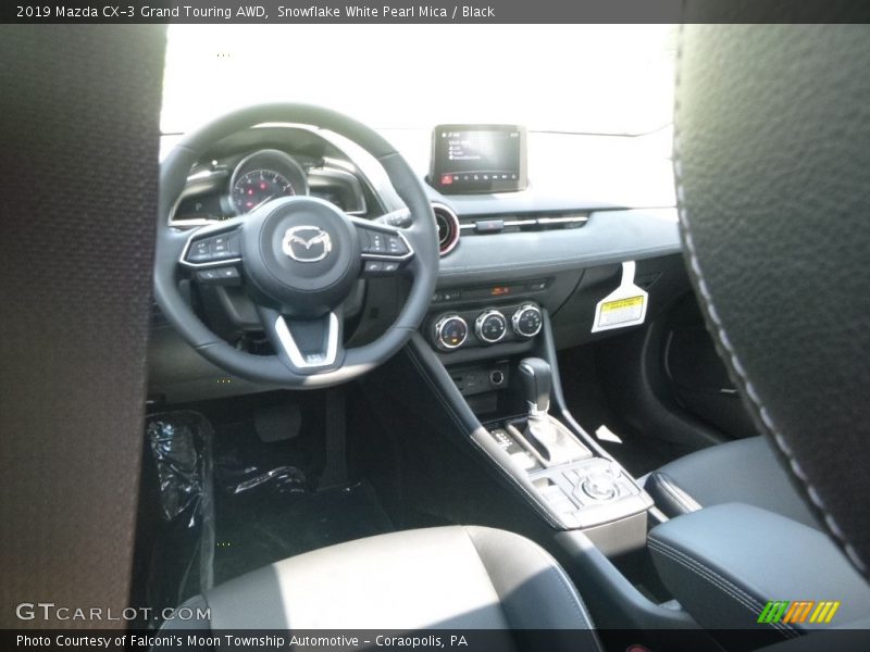 Snowflake White Pearl Mica / Black 2019 Mazda CX-3 Grand Touring AWD