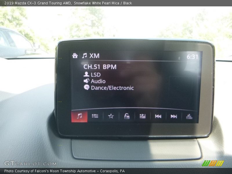 Snowflake White Pearl Mica / Black 2019 Mazda CX-3 Grand Touring AWD