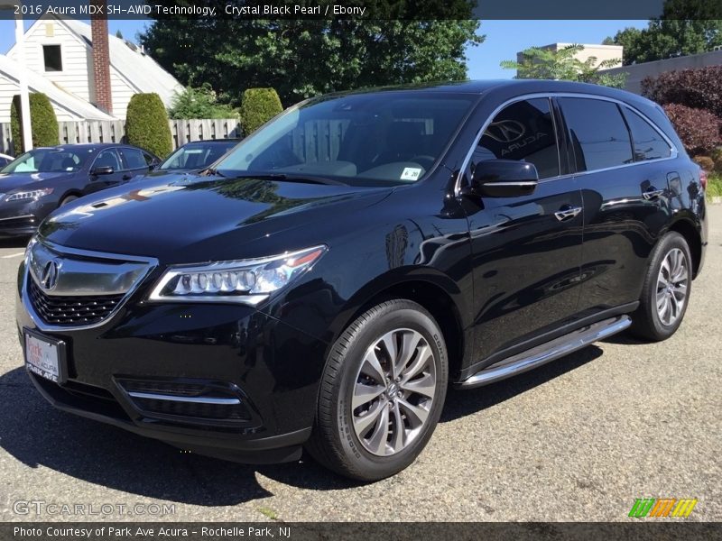 Crystal Black Pearl / Ebony 2016 Acura MDX SH-AWD Technology