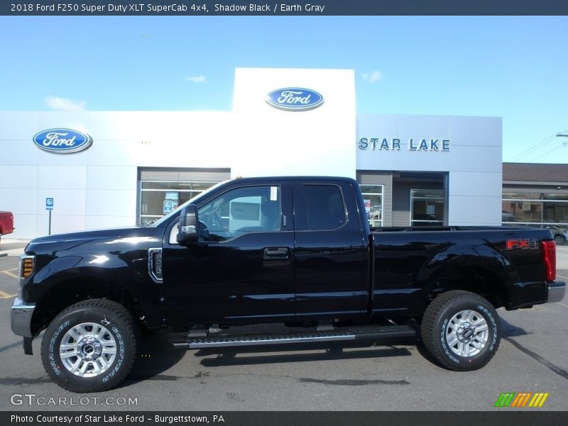 Shadow Black / Earth Gray 2018 Ford F250 Super Duty XLT SuperCab 4x4