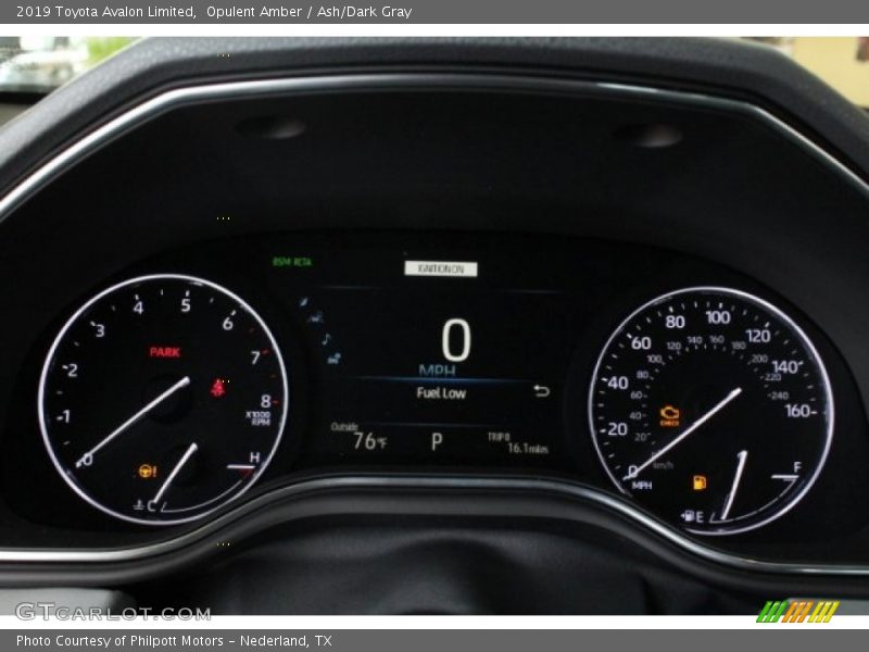 Opulent Amber / Ash/Dark Gray 2019 Toyota Avalon Limited