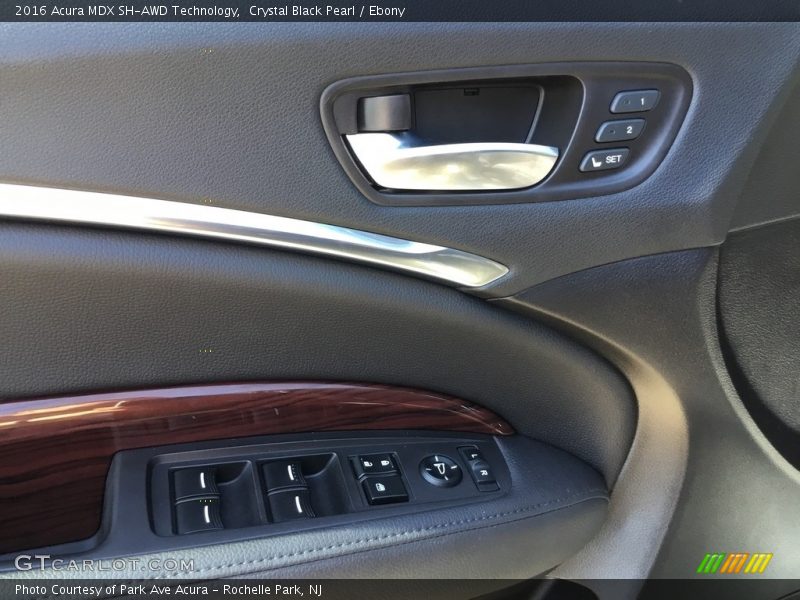 Crystal Black Pearl / Ebony 2016 Acura MDX SH-AWD Technology