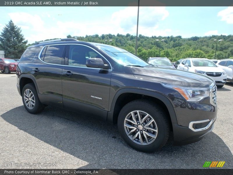 Iridium Metallic / Jet Black 2019 GMC Acadia SLE AWD