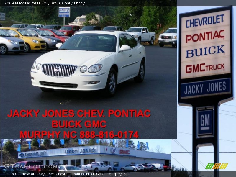 White Opal / Ebony 2009 Buick LaCrosse CXL